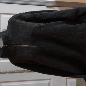 Black very thick polar fleece